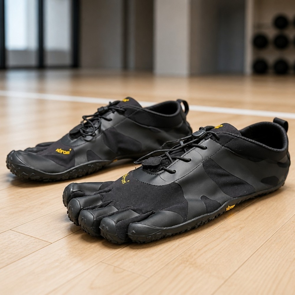 Vibram V-Alpha FiveFingers Trail Running Shoes, Black, EU 48 / US 12.5-13